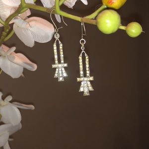 Art Deco Inspired Drop Earrings